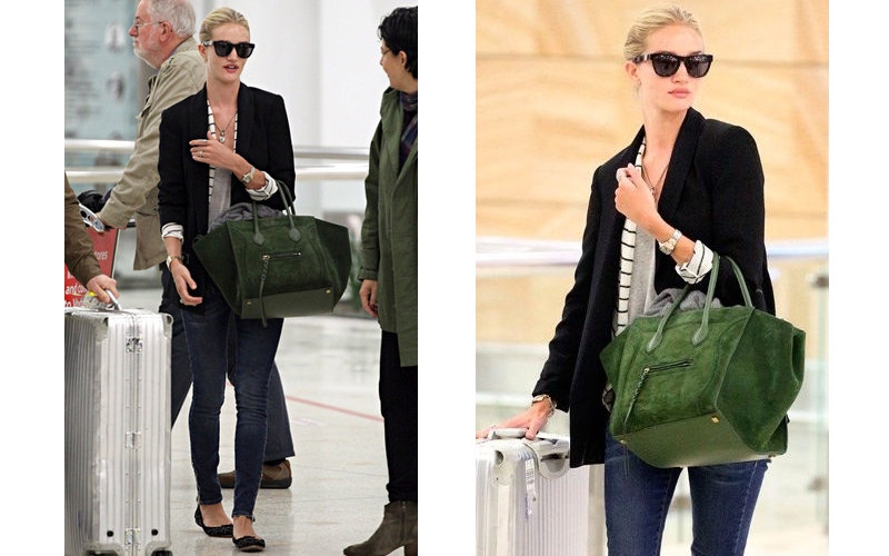 Rosie Huntington-Whiteley outfit utazásra